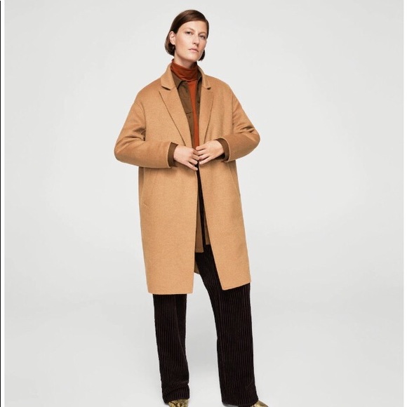 Mango Jackets & Blazers - Mango Wool handmade coat